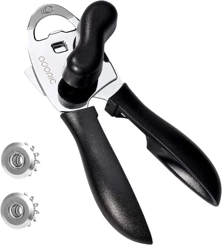 Can Opener Manual, 4-in-1 Can Opener Kitchen Durable Stainless Steel Heavy Duty Can Openers With Anti-slip Hand Grip Ultra Sharp & Smooth Edge 3 Can Opener Manual, 4-in-1 Can Opener Kitchen Durable Stainless Steel Heavy Duty Can Openers With Anti-slip Hand Grip Ultra Sharp & Smooth Edge