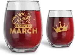 Irthday Gifts For Women - Queens Are Born In May - Taurus And Gemini - 21oz Stemless Wine Glass - Unique Horoscope Gifts For Her - Happy Birthday Gifts For Moms, Best Friends, Sisters -KitchenAid Shop 41mpDY0Fc8S. AC