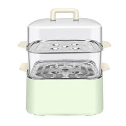 Tg Stock Pots Electric Steamer Stews One Body Electric Steamer Steamer Box Household Small Three-Layer Multifunctional Pot