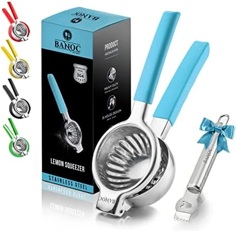 Ed Citrus Press - Stainless Steel Manual Press Heavy Duty Lime , Lemon & Citrus Squeezer – Extra-Large Lime Press For Lemons And Oranges - Gift Of Lemon Zest Grater Included (Red) 11 Ed Citrus Press - Stainless Steel Manual Press Heavy Duty Lime , Lemon & Citrus Squeezer – Extra-Large Lime Press For Lemons And Oranges - Gift Of Lemon Zest Grater Included (Red) - Image 9