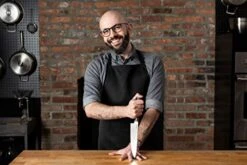 High-Carbon 1.4116 German Steel Cutlery, 8" Chef Knife, 10 High-Carbon 1.4116 German Steel Cutlery, 8" Chef Knife, -KitchenAid Shop 41mvUUw3MEL