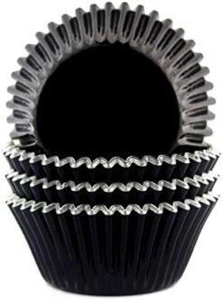 Foil Metallic Cupcake Liners Standard Baking Cups 100 Pcs (Navy Blue) -KitchenAid Shop 41mwcUMVTSL. AC