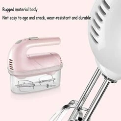 Handheld Electric Mixer,Electric Whisk Household Electric Small Whipped Egg And Cream Mixer For Food Beater, Egg, Cakes, Batters,Pink -KitchenAid Shop 41mzMYCV7iL
