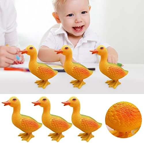 Winding Clockwork Toy Jumping Big Yellow Duck Simulation Animal Infant Enlightenment Boys And Girls Learn To Climb 1 To 8 Years Old Toy Farm Books For Preschoolers 5 Winding Clockwork Toy Jumping Big Yellow Duck Simulation Animal Infant Enlightenment Boys And Girls Learn To Climb 1 To 8 Years Old Toy Farm Books For Preschoolers - Image 3