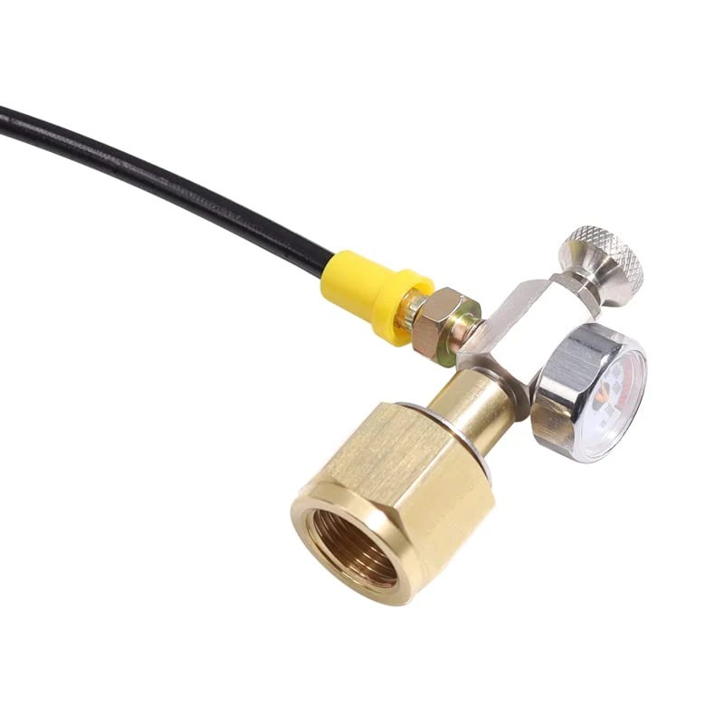 Soda Stream CO2 Adapter, 4.9 Feet Soda Machine CO2 Adapter Quick Connector Hose Compatible With Terra Art Duo Soda Stream CGA320 To W21.8-14 Soda Maker CO2 Cylinder Adapter Kit 4 Soda Stream CO2 Adapter, 4.9 Feet Soda Machine CO2 Adapter Quick Connector Hose Compatible With Terra Art Duo Soda Stream CGA320 To W21.8-14 Soda Maker CO2 Cylinder Adapter Kit - Image 2