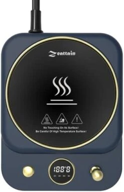 Coffee Mug Warmer For Coffee And Tea Portable Electric Cup Warmer For Travel Office Desk Home Auto Shut Off 26W 4 Temperature Setting For Heating Coffee,Beverage,Milk,Tea,Hot Chocolate Warm -KitchenAid Shop 41n5 jK7LgL. AC