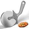 Professional Pizza Cutter Wheel Stainless Steel - Handheld Pizza Cutter Wheel, Kitchen Pizza Tools, Pizza Slicer Wheel - Home & Commercial Kitchen Use, Durable & Dishwasher Safe