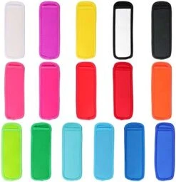 15 Pieces Reusable Popsicle Holders Popsicle Bags Freezer Ice Pop Sleeves Antifreezing Ice Pop Holders, White Fish Style -KitchenAid Shop 41n7d0YvROL. AC