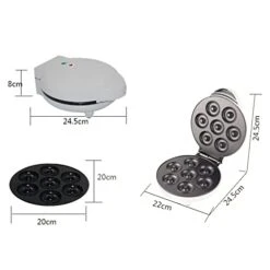 Donut Maker, Mini Donut Machine Donut Maker Easy Release Heat Dissipation Prevent Slipping Portable Electric Donut Maker -KitchenAid Shop 41nCn56QqUL