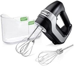 5-Speed Electric Hand Mixer With High-Performance DC Motor, Slow Start, Snap-On Storage Case, Stainless Steel Beaters & Whisk, Black (62651) -KitchenAid Shop 41nKE5CaLqL. AC