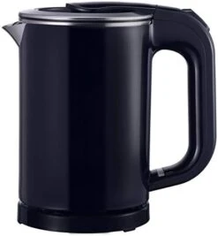 0.5L Small Electric Kettle - Portable Mini Stainless Steel Travel Kettle - Water Touch Inner Surface Without Plastic & Cool Touch Outer Surface (Dark Blue) -KitchenAid Shop 41nMDsTyssL. AC