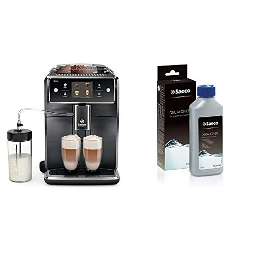 Saeco Xelsis Automatic Espresso Machine, SM7684/04, Titanium Metal & CA6700/47 Espresso Machine Liquid Descaler 3 Saeco Xelsis Automatic Espresso Machine, SM7684/04, Titanium Metal & CA6700/47 Espresso Machine Liquid Descaler