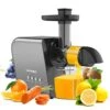 Juicer Machines Celery Carrot Kale Ginger Slow Masticating Cold Press Juicer Vegetables And Fruits Juice Extractor, Easy To Clean Juicer 2 Speed Mode BPA-Free,Reverse Function,High Yield For Home Use -KitchenAid Shop 41nPM4m5ynL