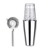 TWDYC 3 Pieces Of Bartender Kit Including Shaker 2 Tins Set, 750ml Stainless Tin 550ml Glass Tin And Strainer -KitchenAid Shop 41nU91RvR1L