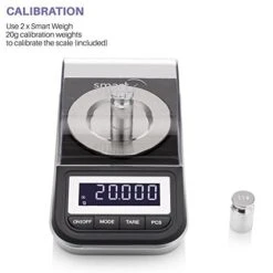50g X 0.001 Grams, Premium High Precision Digital Milligram Scale, Includes Tweezers, Calibration Weights ,Three Weighing Pans And Case 8 50g X 0.001 Grams, Premium High Precision Digital Milligram Scale, Includes Tweezers, Calibration Weights ,Three Weighing Pans And Case -KitchenAid Shop 41nYFYeeTgL
