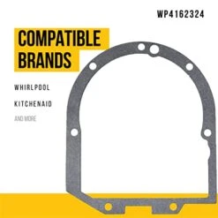 WP4162324 4162324 Transmission Case Gasket - Compatible Whirlpool KitchenAid Mixer Parts - Replaces AP6009161 557511 PS11742306 - Exact Fit For Stand Mixers, Made Of Durable Materials