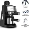 Steam Espresso Machine Espresso Maker Cappuccino Latte Machine With Steam Milk Frother And Mug 3.5 Bar 4 Cup -KitchenAid Shop 41nhffhVAbL