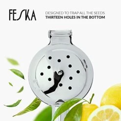 Lemon Squeezer - Premium Citrus Juicer - Lime Squeezer For Seedless Juicing - Stainless Steel Hand Juicer 2 Pcs - Easy To Wash Lemon Press -KitchenAid Shop 41nuT7jOiiL