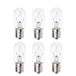 40 Watt Appliance Bulb, 40 Watt Microwave Bulb GE WB36x10003 - Microwave Light - Fits Most GE And Whirlpool Ovens, E17 Base Bulb - Pack Of 6