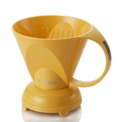 NEW Clever Yellow Coffee Dripper Coffee Maker Safe BPA Free Plastic Hassle-Free Ways Make Manual Pour Over Coffee & Cold Brew, 18 Fl Oz.