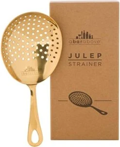 Julep Strainer – Oval-Shaped Cocktail Strainer For Drinks For Standard Cocktail Mixing Glass Or Cocktail Shaker – Stainless Steel Strainer For Commercial Or Home Bar– Essential Bar Tools -KitchenAid Shop 41o4i3YFfsL. AC