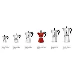Bialetti Express Moka Pot, 6 -Cup & Coffee, Aluminum Silver -KitchenAid Shop 41o7Ulm0mQL
