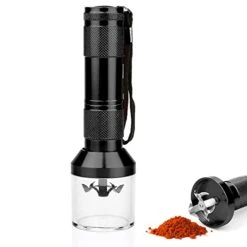 Electric Herb Grinder, Electric Grinder For Spice With Cleaning Brush And Spoon, Portable Chopper Fine Grinder Kit (Batteries Not Included)