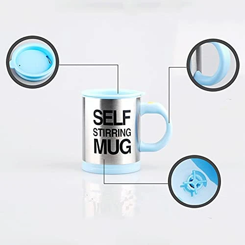 SEIWEI 1Pcs Red Smart Stainless Steel Mixing Mug 400ml Mugs Automatic Electric Self Stirring Mug Cup Coffee Milk Juice Mix Cup Drinkware 8 SEIWEI 1Pcs Red Smart Stainless Steel Mixing Mug 400ml Mugs Automatic Electric Self Stirring Mug Cup Coffee Milk Juice Mix Cup Drinkware - Image 6