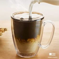 Tervis Plastic Made In USA Double Walled Trailer Bears Insulated Tumbler Cup Keeps Drinks Cold & Hot, 16oz Mug, Clear -KitchenAid Shop 41oIvZRPRJL