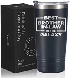 Gifts For Brother In Law From Sister, Funny Gift Idea For The Best Brother For Christmas, Birthday, 20 Oz Stainless Steel Insulated Travel Mug Tumbler - Proud Brother In Law -KitchenAid Shop 41oNiMdLaL. AC