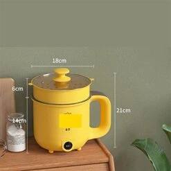 IEASEtg Stock Pot Household Multi-function Electric Cooker Student Dormitory Electric Steamer Electric Chaffy Dish Mini Noodle Cooker -KitchenAid Shop 41oNuWeeHOL