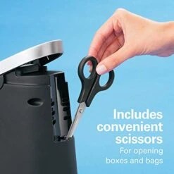 Hamilton Beach Smooth Edge Electric Automatic Kitchen With Easy Push Down Lever, Opens All Standard-Size And Pop-Top Cans, Stainless Steel Scissors, Black And Chrome 8 Hamilton Beach Smooth Edge Electric Automatic Kitchen With Easy Push Down Lever, Opens All Standard-Size And Pop-Top Cans, Stainless Steel Scissors, Black And Chrome -KitchenAid Shop 41oeOD6XwrL