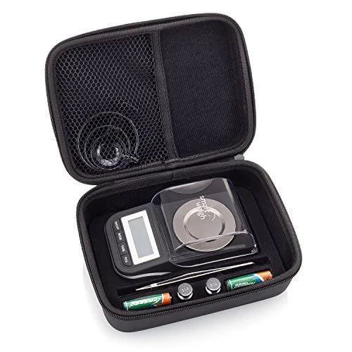 50g X 0.001 Grams, Premium High Precision Digital Milligram Scale, Includes Tweezers, Calibration Weights ,Three Weighing Pans And Case 6 50g X 0.001 Grams, Premium High Precision Digital Milligram Scale, Includes Tweezers, Calibration Weights ,Three Weighing Pans And Case - Image 4