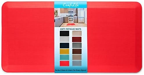 Anti Fatigue Floor Mat – 3/4 Inch Thick Perfect Kitchen Mat, Standing Desk Mat – Comfort At Home, Office, Garage – Durable – Stain Resistant – Non-Slip Bottom (20" X 32", Black) 16 Anti Fatigue Floor Mat – 3/4 Inch Thick Perfect Kitchen Mat, Standing Desk Mat – Comfort At Home, Office, Garage – Durable – Stain Resistant – Non-Slip Bottom (20" X 32", Black) - Image 14