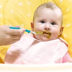 PLASKIDY Toddler Utensils Set Of 8 Kids Utensils Forks And Spoons - BPA Free/Dishwasher Safe Toddlers Silverware Stainless Steel With Silicone Handle's Children's Safe Flatware Cutlery Set -KitchenAid Shop 41orVeKPmkL