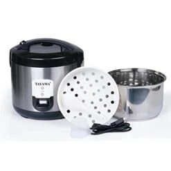 Ayama 20-Cup Stainless Steel Automatic Rice Cooker & Food Steamer