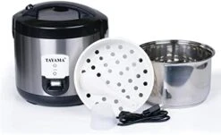 Ayama 20-Cup Stainless Steel Automatic Rice Cooker & Food Steamer -KitchenAid Shop 41orXLt6bTL. AC