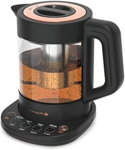 Hot Tea Maker Electric Glass Kettle With Tea Infuser And Temperature Control. Automatic Shut Off. Brewing Programs For Your Favorite Teas And Coffee. -KitchenAid Shop 41os0uWZeqL. AC
