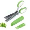 Erb Scissors, Kitchen Shears With 5 Blades And Cover, Multipurpose Cutting Herb Stripper, Kitchen Shears Dishwasher Safe, Kitchen Scissors For Cutting Herbs And Papers, Green -KitchenAid Shop 41osPGhuS6L