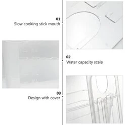 Vacuum Sealer Containers Sous Vide Container Convenient Slow Cooker Bin 6L Food Storage Case Slow Cooker Multipurpose Storage Case Transparent Clear Container -KitchenAid Shop 41oyBPE6K6L