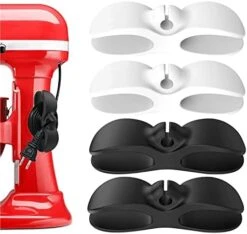 Cord Organizer For Appliances, Kitchen Cord Wrap, Cable Organizer Stick Firmly On Appliances Mixer, Coffee Maker, Blender, Toaster, Pressure Cooker, Air Fryer And Other Appliances (Black, White, Grey) -KitchenAid Shop 41ozm7c3VL. AC