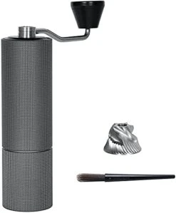 Chestnut C2 MAX Manual Coffee Grinder, Burr Coffee Grinder,Capacity 30g With CNC Stainless Steel Conical Burr,Black