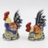 Barn Yard Rooster Salt And Pepper Set, 4-1/2-Inch