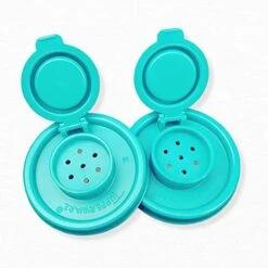 Large Hourglass Salt And Pepper Shaker Set Caribbean Sea Blue -KitchenAid Shop 41pHUnE1WzL
