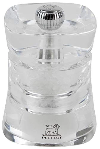 Peugeot Baltic 3 Inch Salt Mill, Acrylic 3 Peugeot Baltic 3 Inch Salt Mill, Acrylic