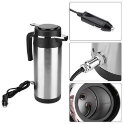 950ml Car Kettle Thermos, Stainless Steel Travel Electric Kettles For WaterTea Coffee Milk (24V) -KitchenAid Shop 41pK6hqVOdL