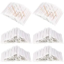 2000 Pcs Individually Wrapped Wooden Coffee Stirrers, Disposable Coffee Stir Sticks Round End Coffee Sticks Bulk Wood Stirrers For Coffee Cocktail Hot Drinks Restaurant Bar Home Office (5.5 Inch)