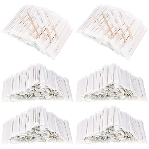 2000 Pcs Individually Wrapped Wooden Coffee Stirrers, Disposable Coffee Stir Sticks Round End Coffee Sticks Bulk Wood Stirrers For Coffee Cocktail Hot Drinks Restaurant Bar Home Office (5.5 Inch) 3 2000 Pcs Individually Wrapped Wooden Coffee Stirrers, Disposable Coffee Stir Sticks Round End Coffee Sticks Bulk Wood Stirrers For Coffee Cocktail Hot Drinks Restaurant Bar Home Office (5.5 Inch)