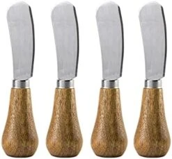 Wooden Butter Knife Cheese Spreader 6.5", Set Of 6, Restaurant Grade 14 Wooden Butter Knife Cheese Spreader 6.5", Set Of 6, Restaurant Grade -KitchenAid Shop 41pR09APmOL. AC