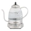 BV07001US Cosmopolitan 1.3L Variable Temperature Glass Body Electric Kettle, Stainless Steel -KitchenAid Shop 41pUWcNf61L